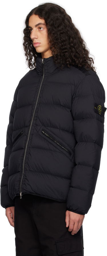 Puffer jakke Stone Island Stone Island Seamless Tunnel Nylon Down Jacket Sort | 811543028, 3