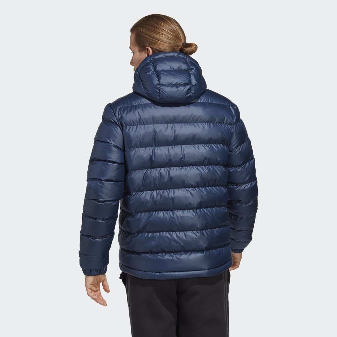 Puffer jakke adidas Originals 3-Stripes SDP Badge of Sport Jacket Mørkeblå | GV5329, 1