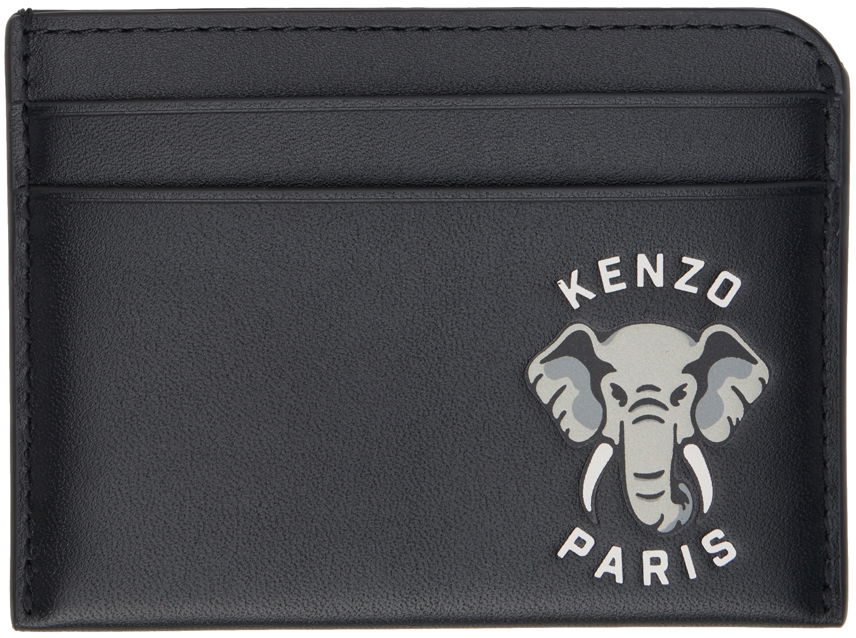 Tegnebog KENZO Elephant Card Holder Sort | FE55PM600L41, 0