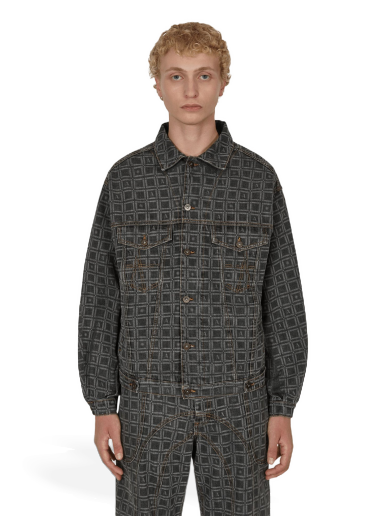 Jakke Ahluwalia Kalonji Denim Jacket Grå | M-AHLU-DE001-AW22-FA61 CH