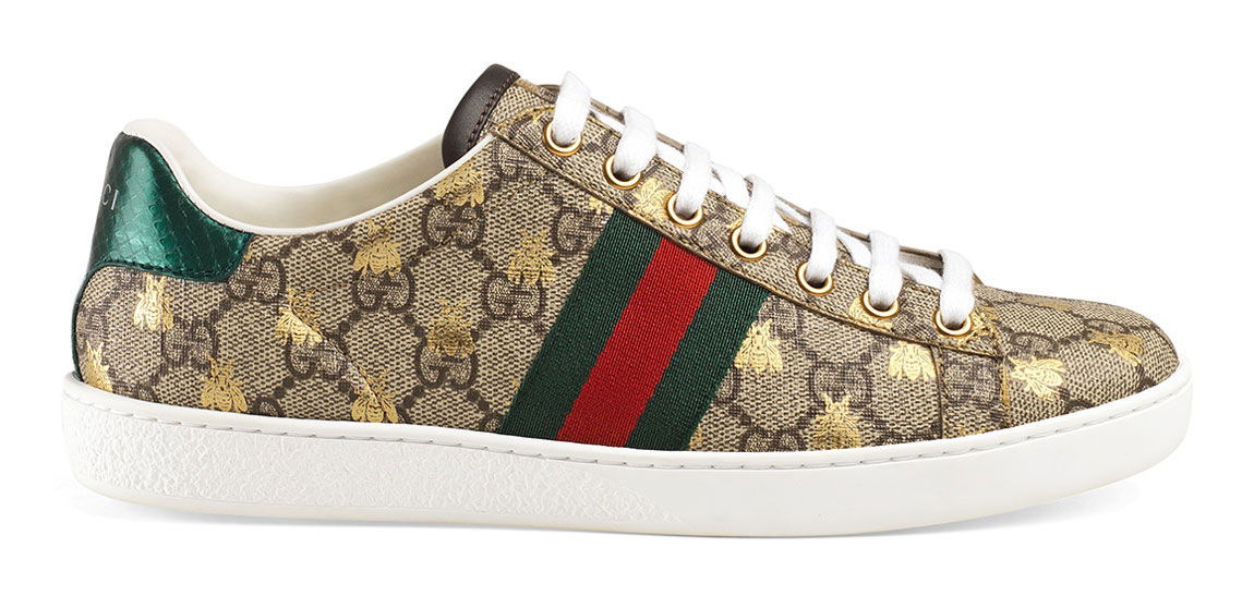 Sneakers og sko Gucci Ace 'GG Supreme Bees' (W) Beige | 550051 9N020 8465 / 550051 9N050 8465, 0