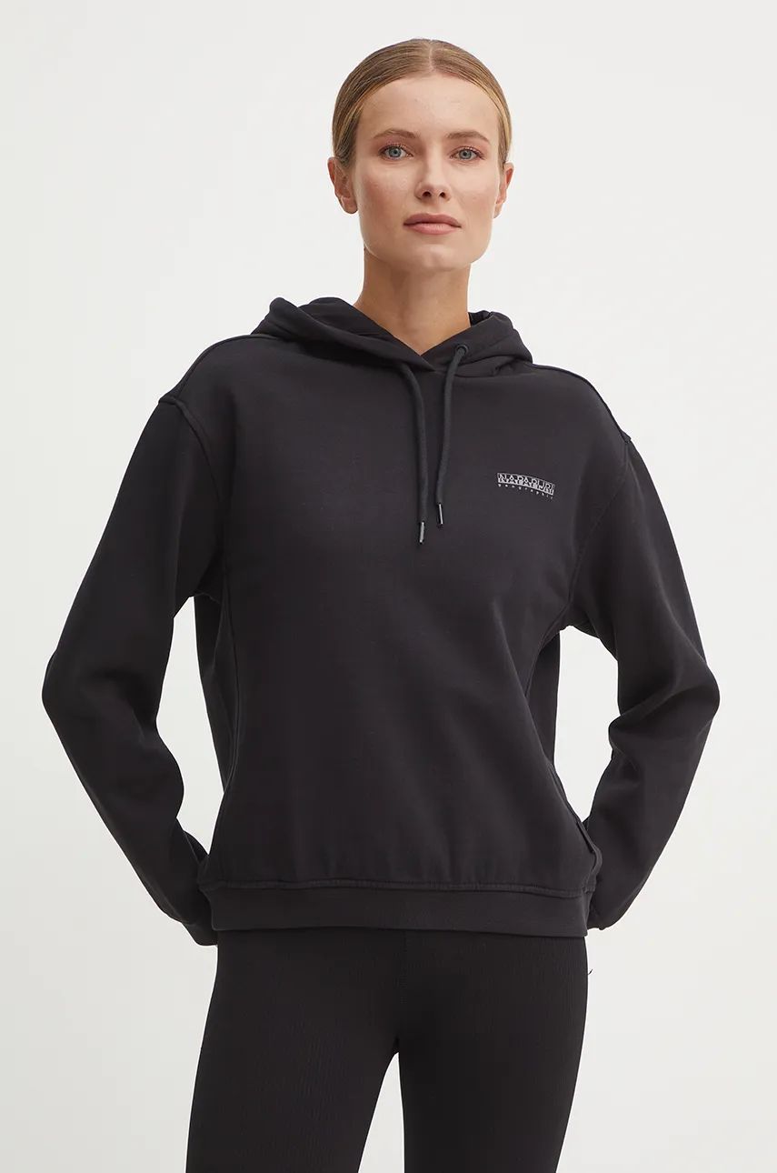 Sweatshirt Napapijri B-Blanche Hoodie Sort | NP0A4HYP0411, 0
