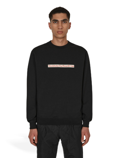 Sweatshirt Stockholm (Surfboard) Club Logo Crewneck Sweatshirt Sort | MU1B90 001