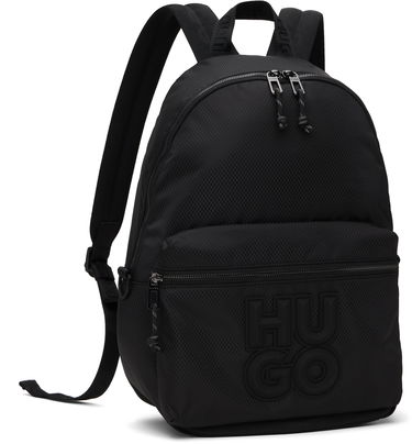 Rygsæk BOSS Hugo Logo Backpack Sort | 50536026, 1