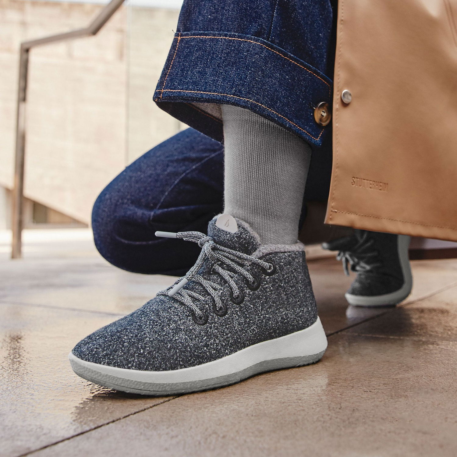 Sneakers og sko Allbirds Wool Runner-up Mizzles Mørkeblå | 6712397496400, 1