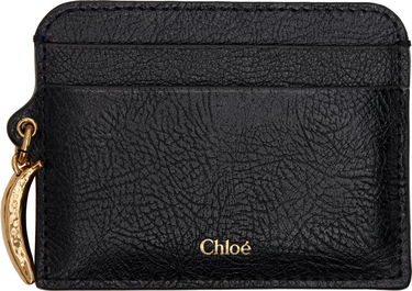 Tegnebog CHLOÉ Chloé Banana Charm Card Holder Sort | CH25SP544N72, 0