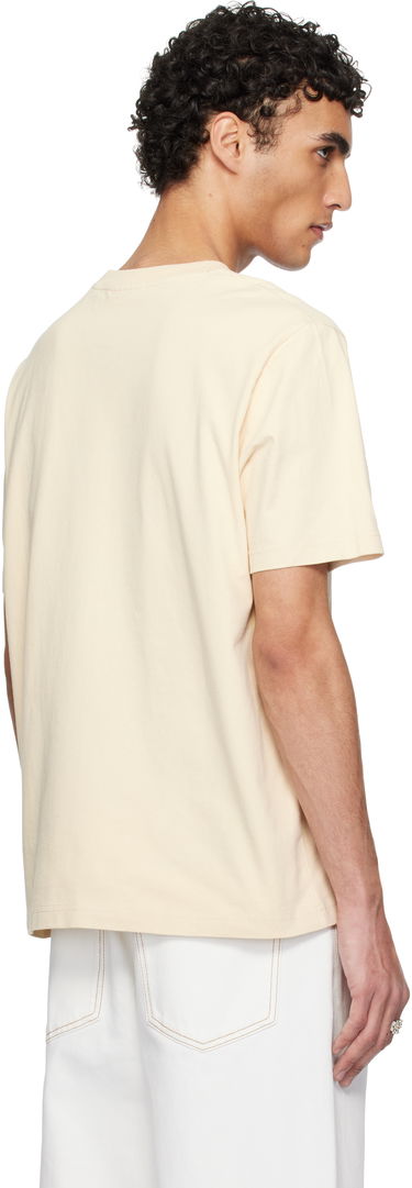 T-shirt MAISON KITSUNÉ Maison Kitsuné Profile Fox Comfort T-Shirt Beige | OM00121KJ0118, 2