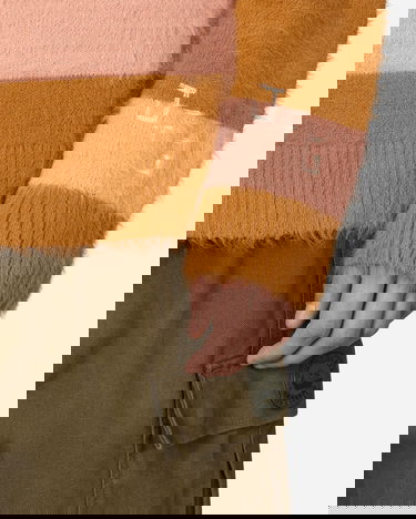 Sweater Vans Fuzzy Striped Cardigan Brun | VN0A7SQ1ZEE1, 6