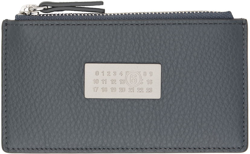 Tegnebog Maison Margiela MM6 Numeric Wallet Grå | SA5UI0016 P5691