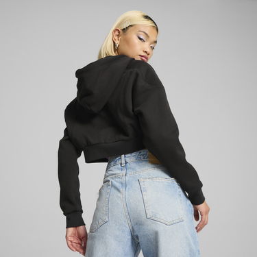 Sweatshirt Puma The Fast Race Cropped Hoodie Sort | 626650_01, 3