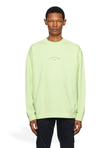 Sweater Stone Island Garment-Dyed Grøn | 7815652X2