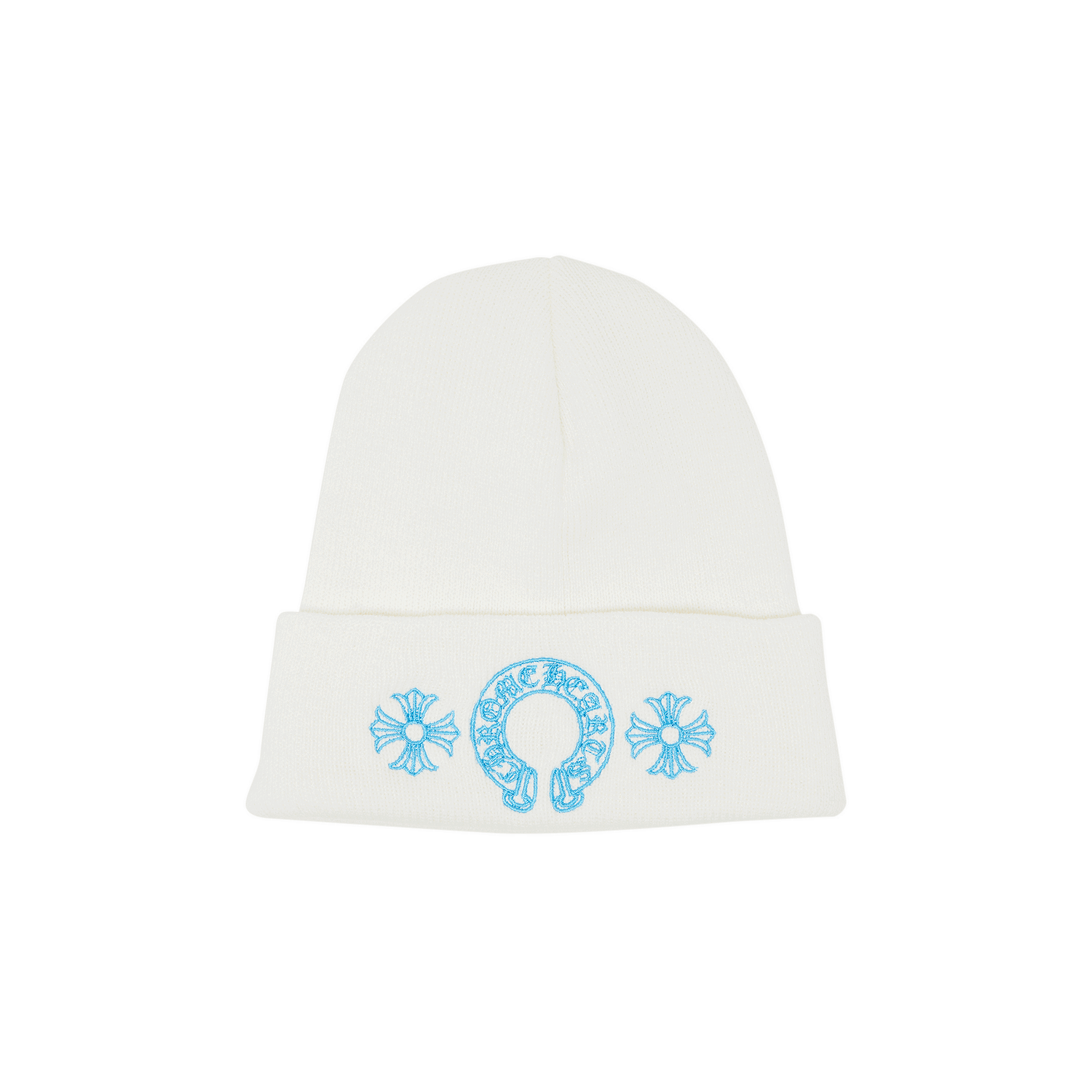 Beanie Chrome Hearts Miami Exclusive Horseshoe Beanie Hvid | 1383 100000702MEHB WTBL, 0