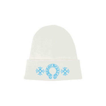 Beanie Chrome Hearts Miami Exclusive Horseshoe Beanie Hvid | 1383 100000702MEHB WTBL, 0