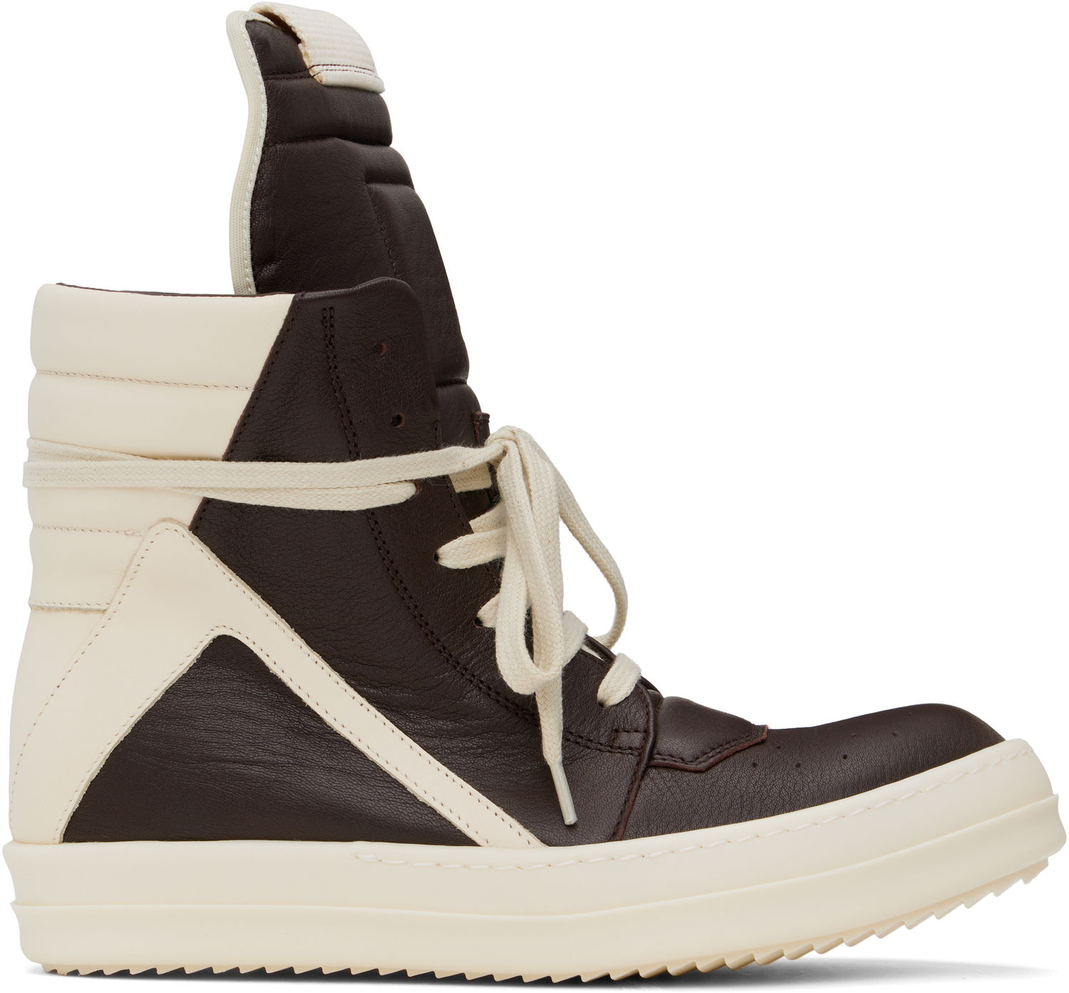 Sneakers og sko Rick Owens Rick Owens Hollywood Geobasket Brun | RP01E7894 LGYLCO, 0