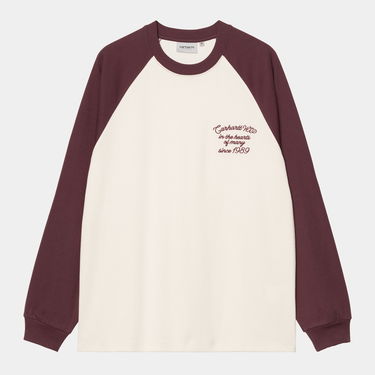 T-shirt Carhartt WIP Carhartt WIP Alston Long Sleeve T-Shirt Bourgogne | I035444_18, 0