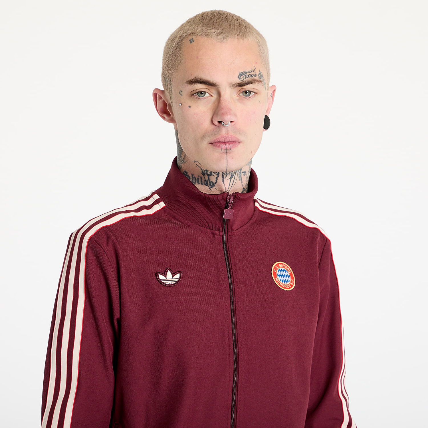 Træningsdragt adidas Originals FC Bayern Muenchen Icon Track Top Bourgogne | JF0582, 1