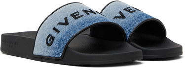 Badetøj Givenchy Givenchy Slide Flat Pool Slides Blå | BE3076E2CT420, 3