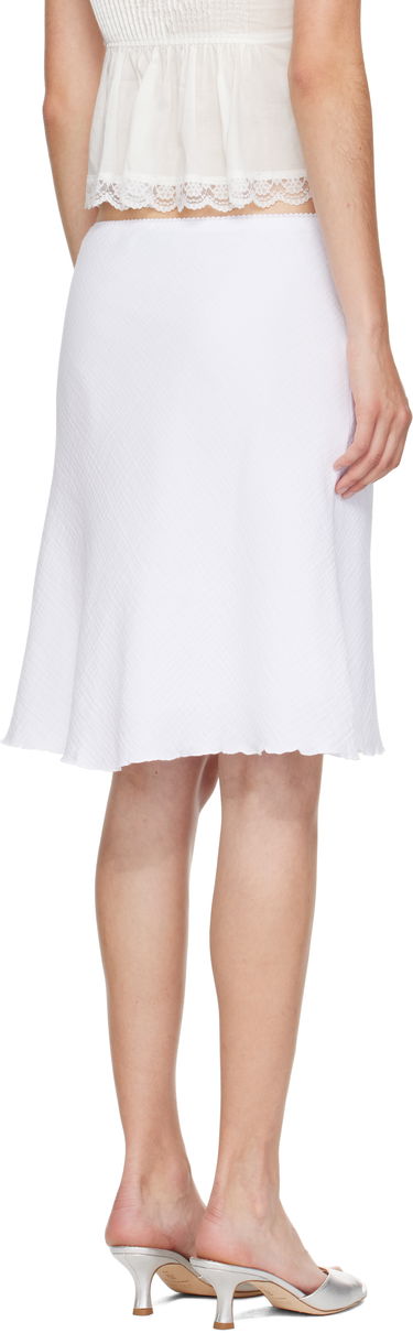 Nederdel GUIZIO Guizio Paloma Midi Skirt Hvid | P25338W157, 2