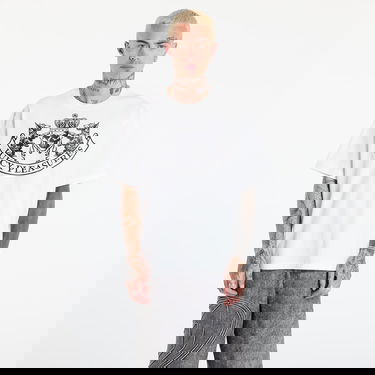 T-shirt Pleasures PLEASURES Skull Crest Heavyweight T-Shirt Hvid | P25JC009-WHITE, 0