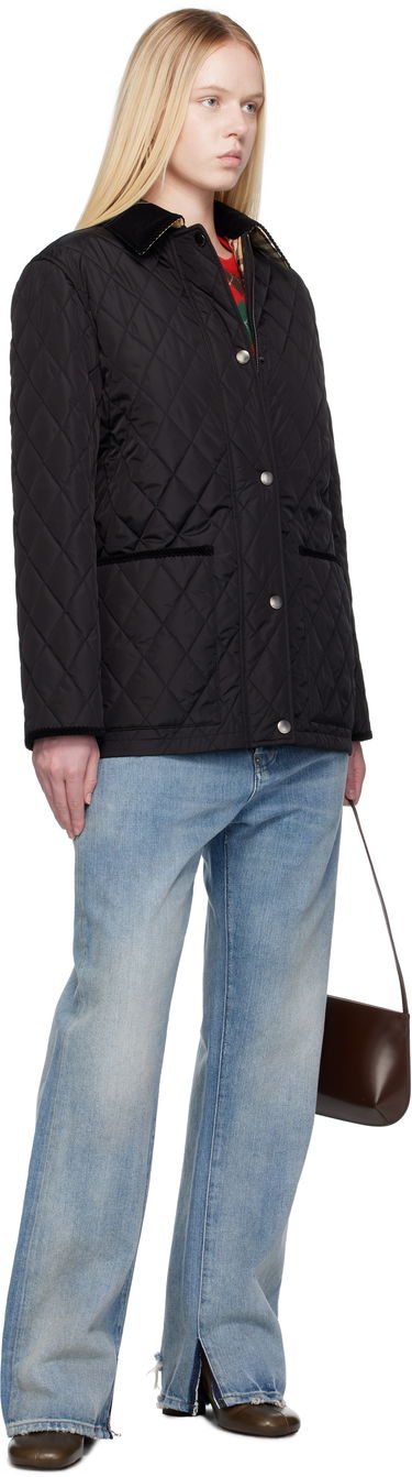 Jakke Burberry Burberry Broadway Quilted Jacket Sort | 8113824, 3