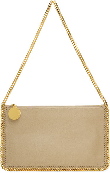 Tegnebog Stella McCartney Stella McCartney Falabella Chain Wallet Beige | 7P0076W9355, 0