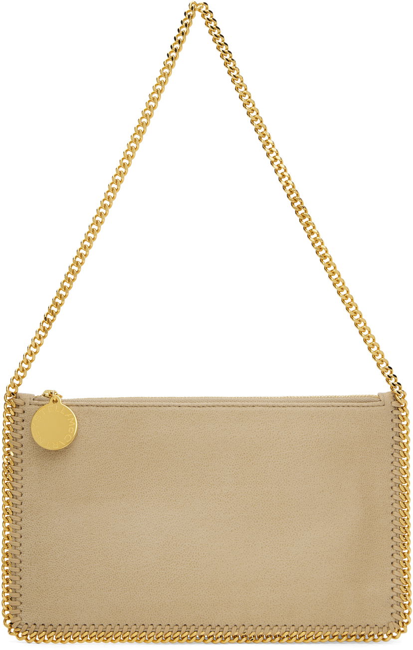 Tegnebog Stella McCartney Stella McCartney Falabella Chain Wallet Beige | 7P0076W9355
