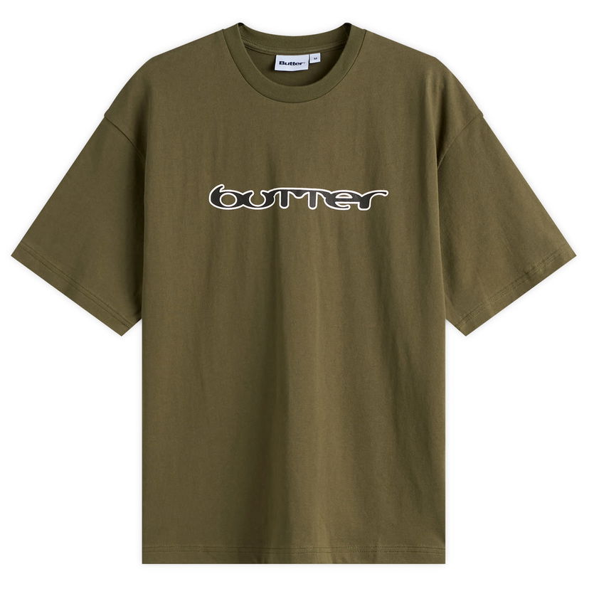 T-shirt Butter Goods Witness T-Shirt Grøn | BG253104-ARM