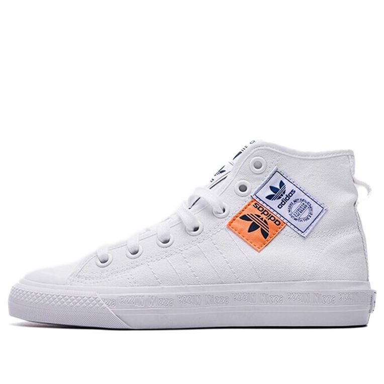 Sneakers og sko adidas Originals Nizza High Logo Patches Hvid | FX4028, 0