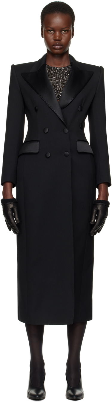 Trenchcoat Dolce & Gabbana Dolce&Gabbana Double-Breasted Tuxedo Coat Sort | F0W2FT FU272, 0