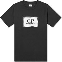 T-shirt C.P. Company Label Logo T-Shirt Sort | 15CMTS042A-005100W-888, 1