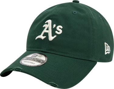 Kasket New Era Oakland Athletics Distressed 9TWENTY Adjustable Cap Grøn | 60595227-60595227, 0