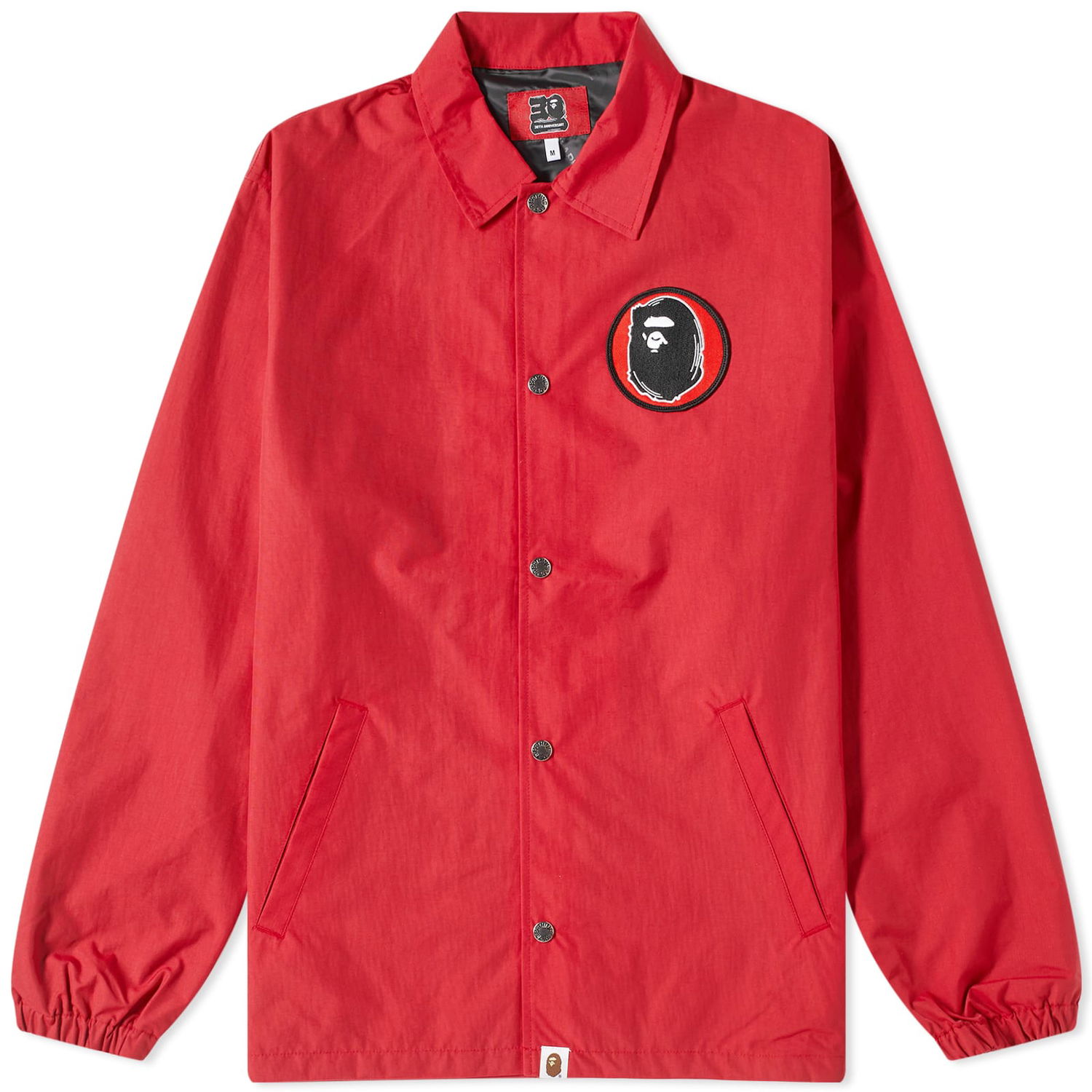 Frakker BAPE 30th Anniversary Coach Jacket Rød | 001LJJ701002F-RED, 0
