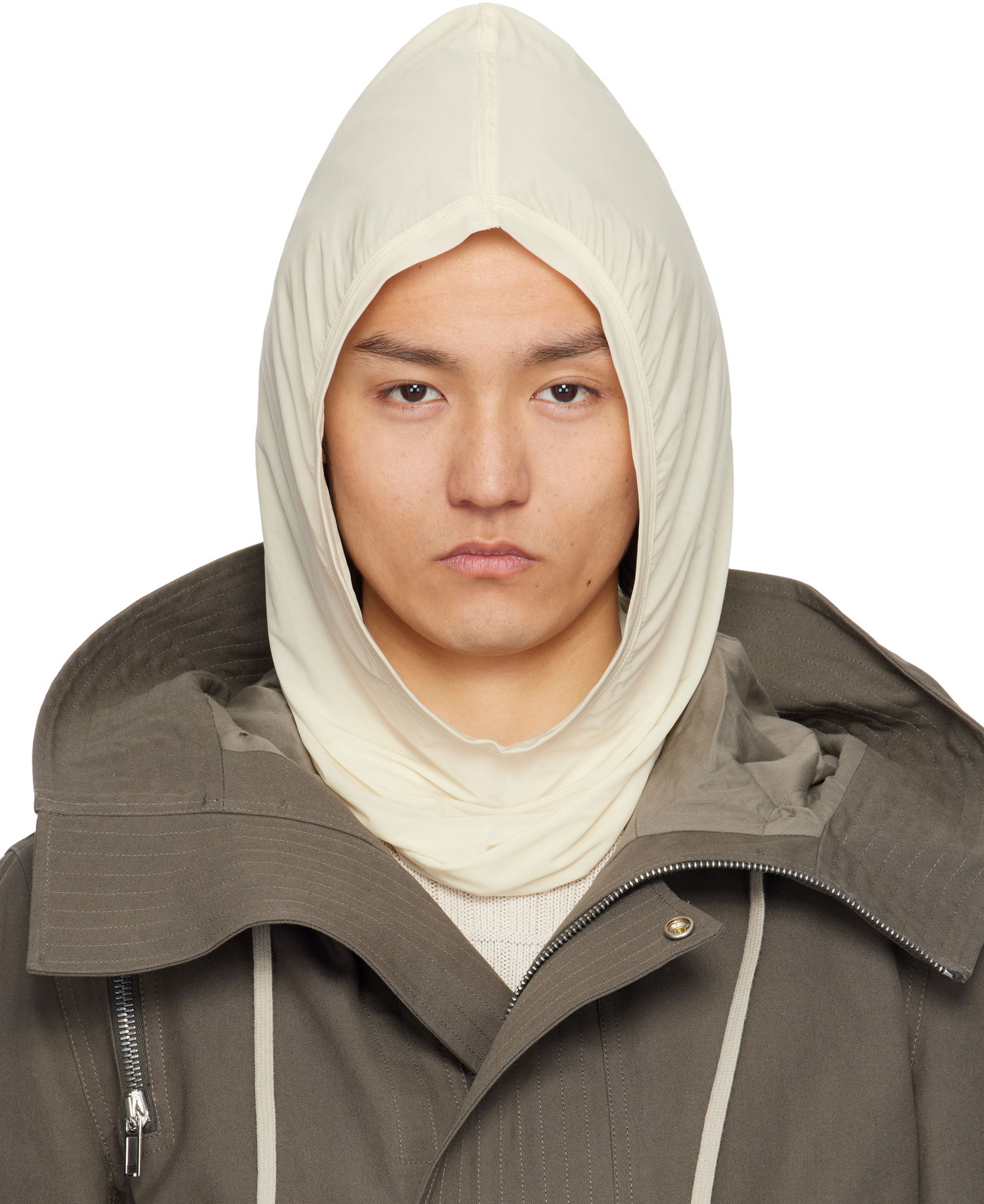 Parka Rick Owens Rick Owens Hollywood Jera Hood Beige | RR01E5435 BZ, 0