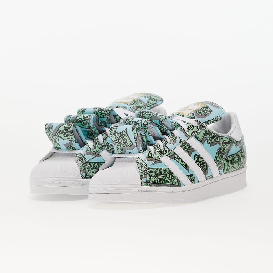 Sneakers og sko adidas Originals Jeremy Scott x Money Superstar Grøn | HP6596, 1