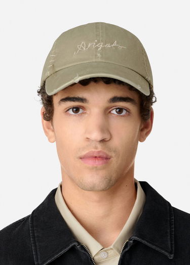 Kasket AXEL ARIGATO Distressed Cotton Cap Grøn | X3077002, 6