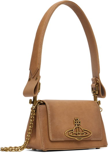 Skuldertaske Vivienne Westwood Vivienne Westwood Hazel Small Shoulder Bag Beige | 4603000IW-L00A8-, 1