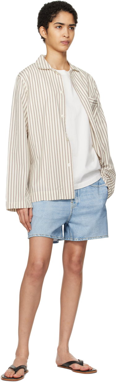 Shorts rag & bone Rag & Bone Women's Miramar Terry Walking Shorts Blå | WCW24P40018201, 3