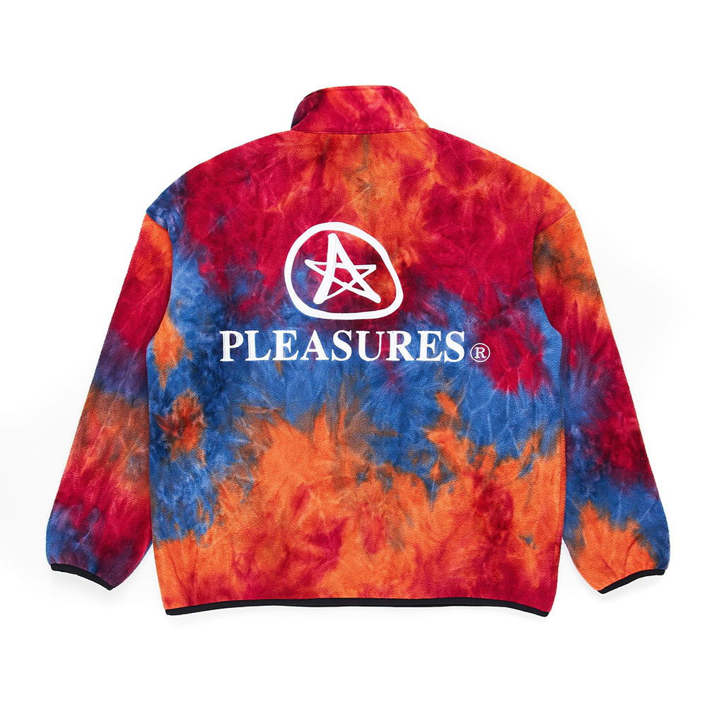 Sweatshirt Pleasures Orange Caffeine Polar Fleece Quarter Zip Sweatshirt Flerfarvet | P21F011, 1