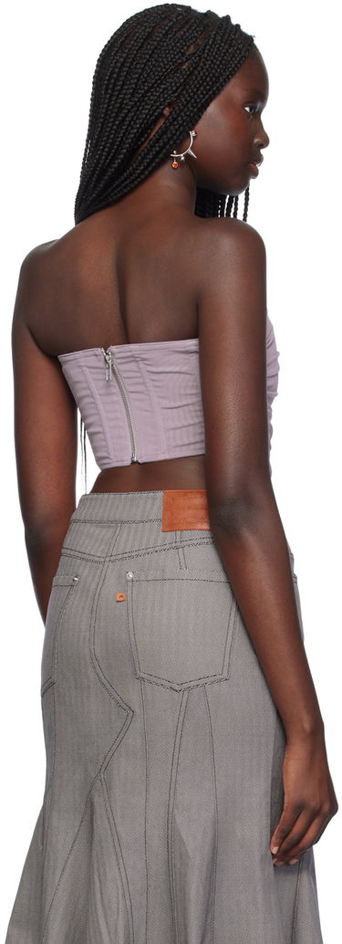 Nederdel Miaou Miaou Poppy Ruched Corset Top Grå | 7084PM3SMO, 2