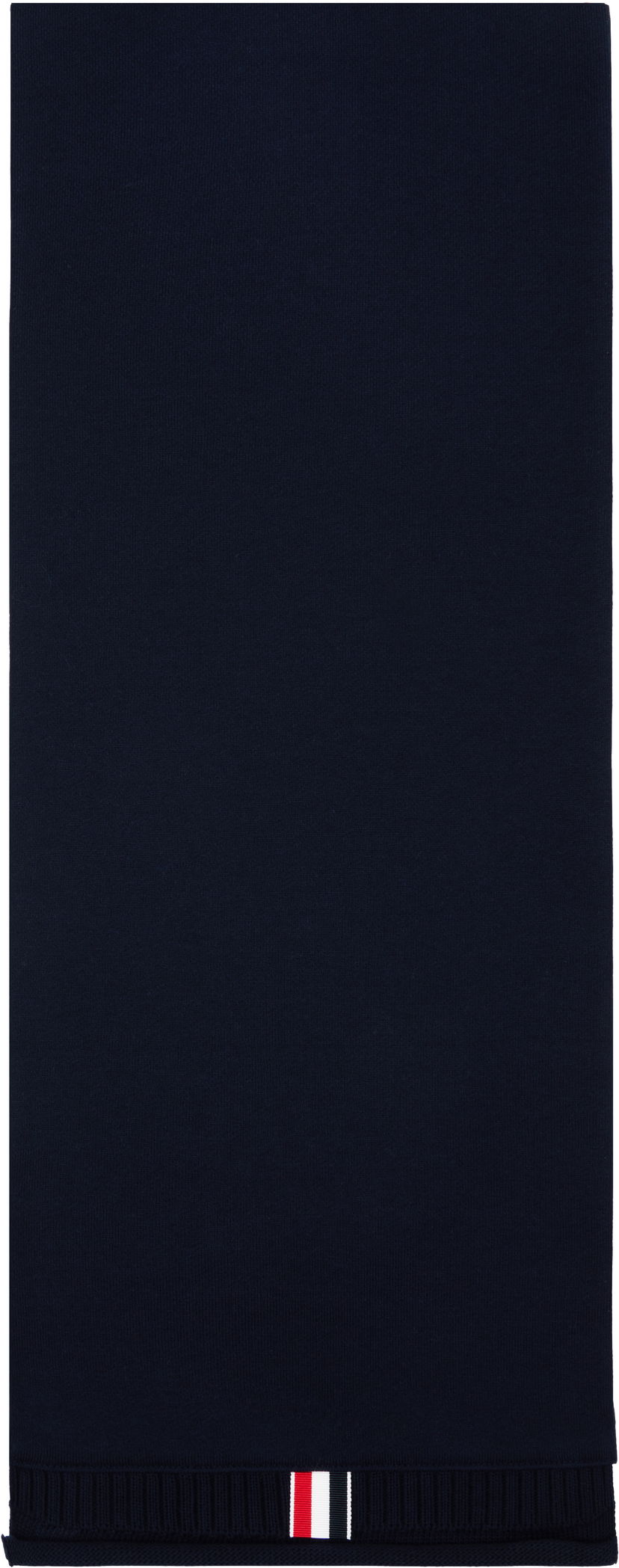 Tørklæde Thom Browne Classic Loopback Scarf Blå | UJH002A-03037
