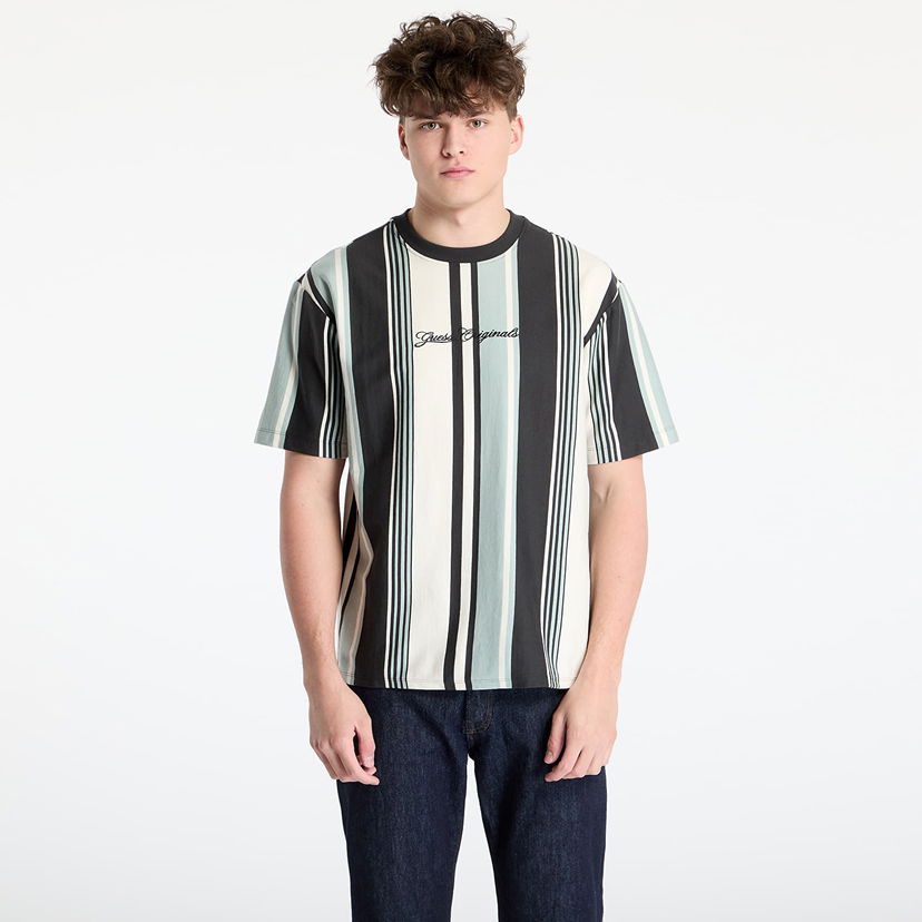 T-shirt GUESS GUESS Originals Stripe Tee Flerfarvet | M5GI59K8FQ4-S94B