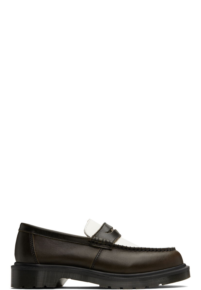 Skopleje Dr. Martens Penton Two-Tone Leather Loafers Brun | 40635300