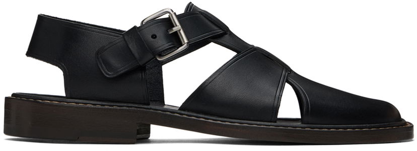 Sneakers og sko LEMAIRE Fisherman Sandals Sort | FO0108 LL196