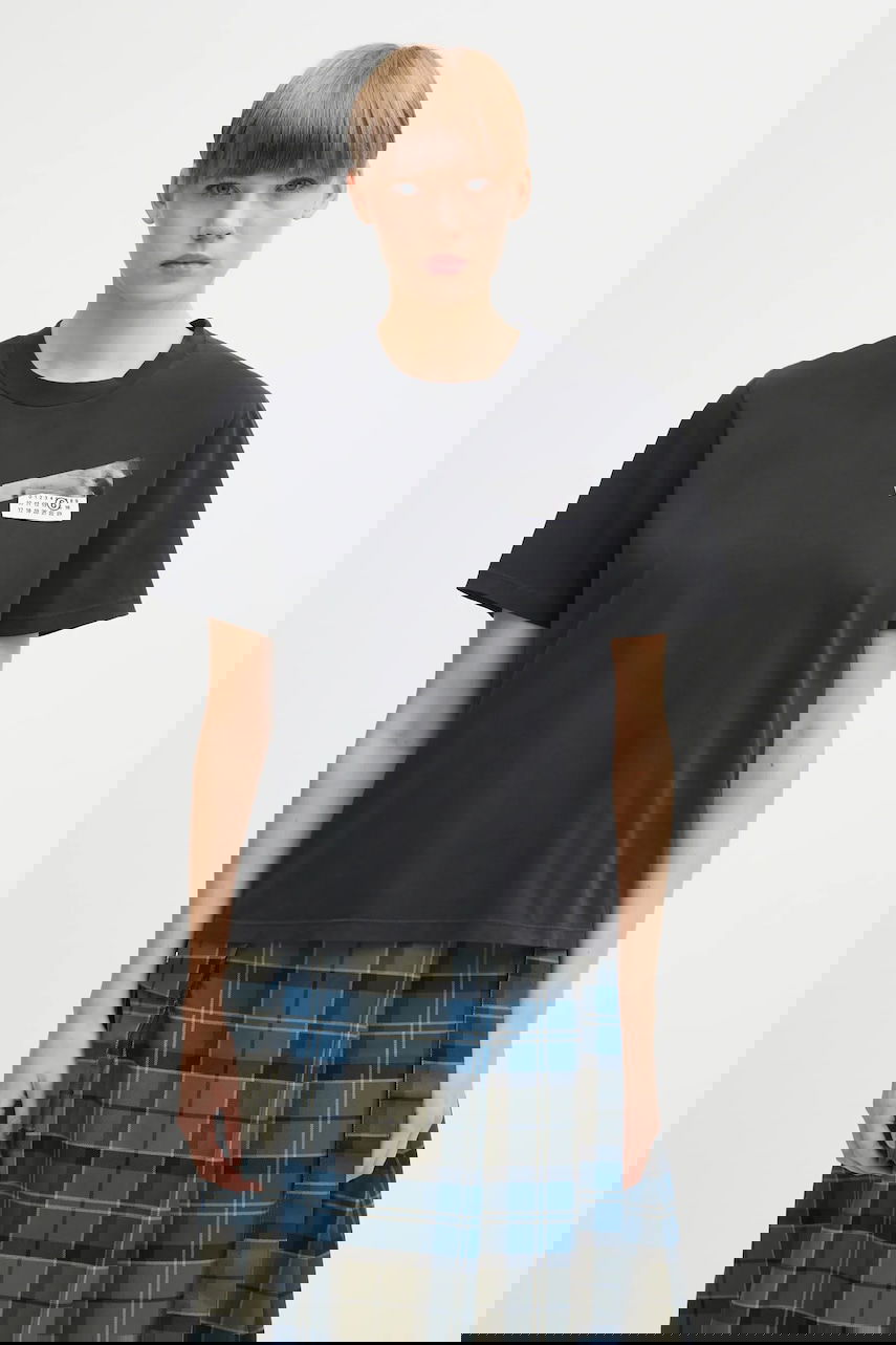 T-shirt Maison Margiela MM6 Maison Margiela Number Patch T-Shirt Sort | S62GD0210.M20115.900, 0