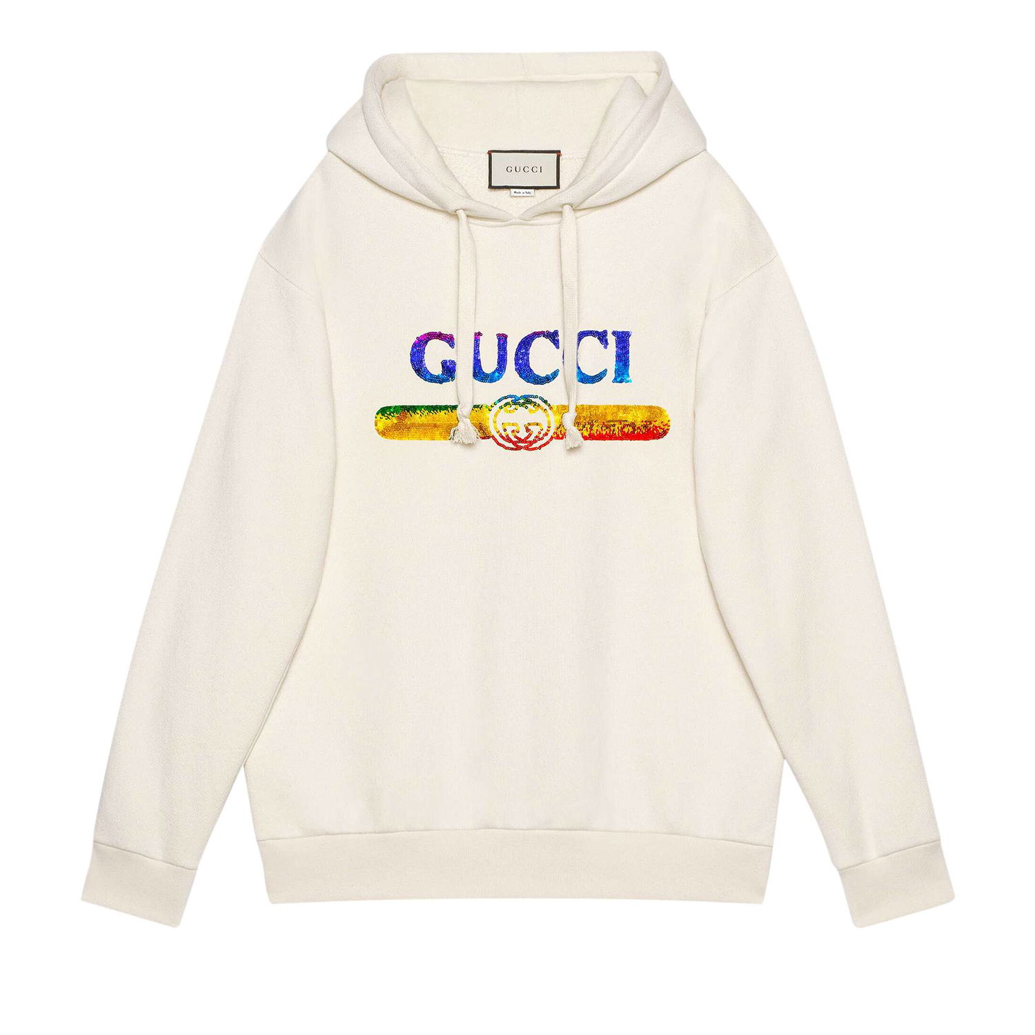 Sweatshirt Gucci Sweatshirt With Sequin Logo ' Hvid | 469251 XJASC 9480, 1