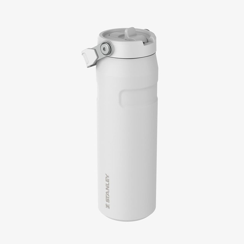 Drikkeflaske Stanley IceFlow™ Flip Straw 2.0 Water Bottle 24oz / 700ml Hvid | 10-11283-144