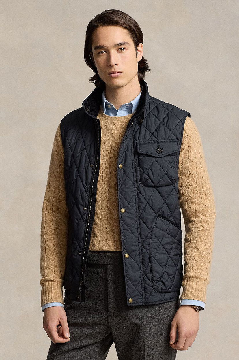 Vest Polo by Ralph Lauren Quilted Down Vest Sort | 710940375