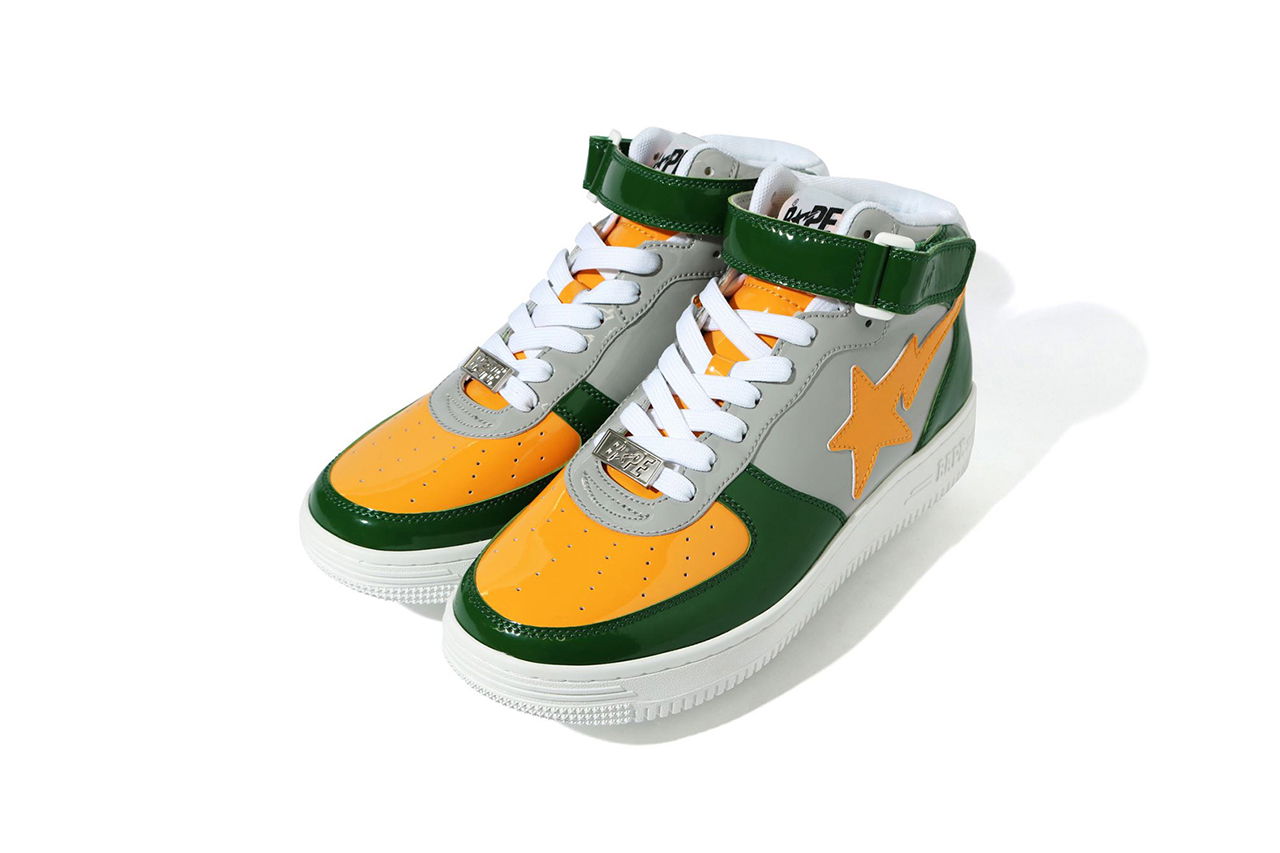 Sneakers og sko BAPE Pabe Sta Mid Grøn | 1G30191004 GRN, 1