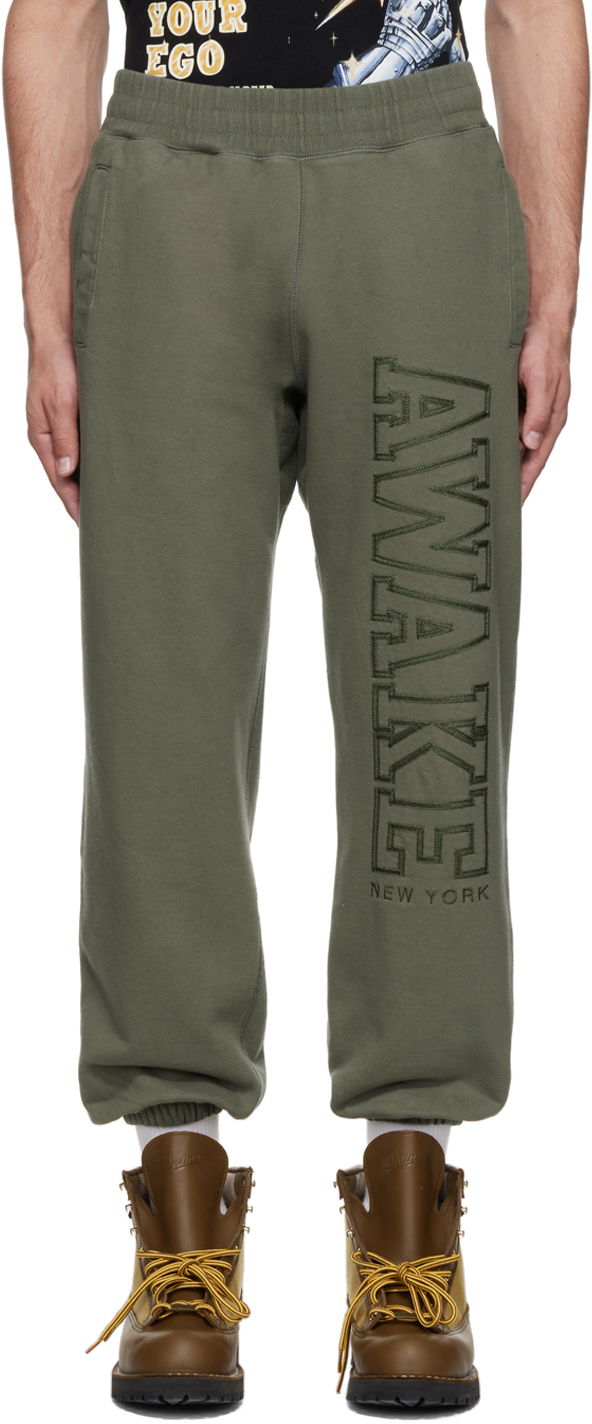 Joggingbukser Awake NY Awake NY Cotton Lounge Pants Grøn | AWK-SP22-SP001, 0