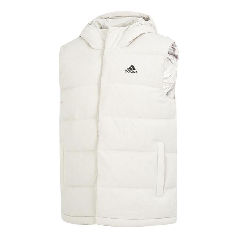 Vest adidas Originals Helionic Hooded Down Vest Hvid | HE1462, 0